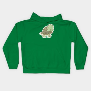 Easy going turtle Kids Hoodie